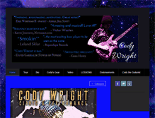 Tablet Screenshot of codywrightmusic.com